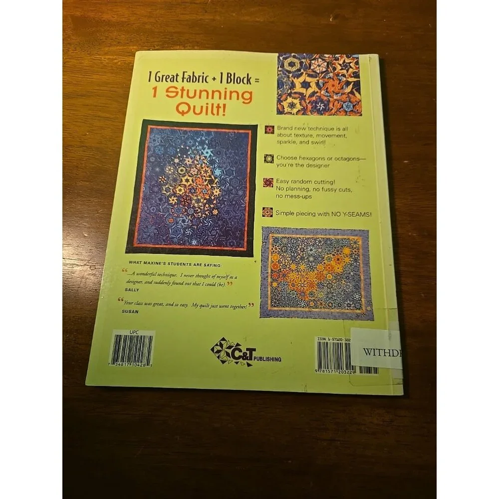 One-Block Wonders : One Fabric, One Shape, One-of-a-Kind Quilts by Joy Pelzmann - Picture 2 of 5